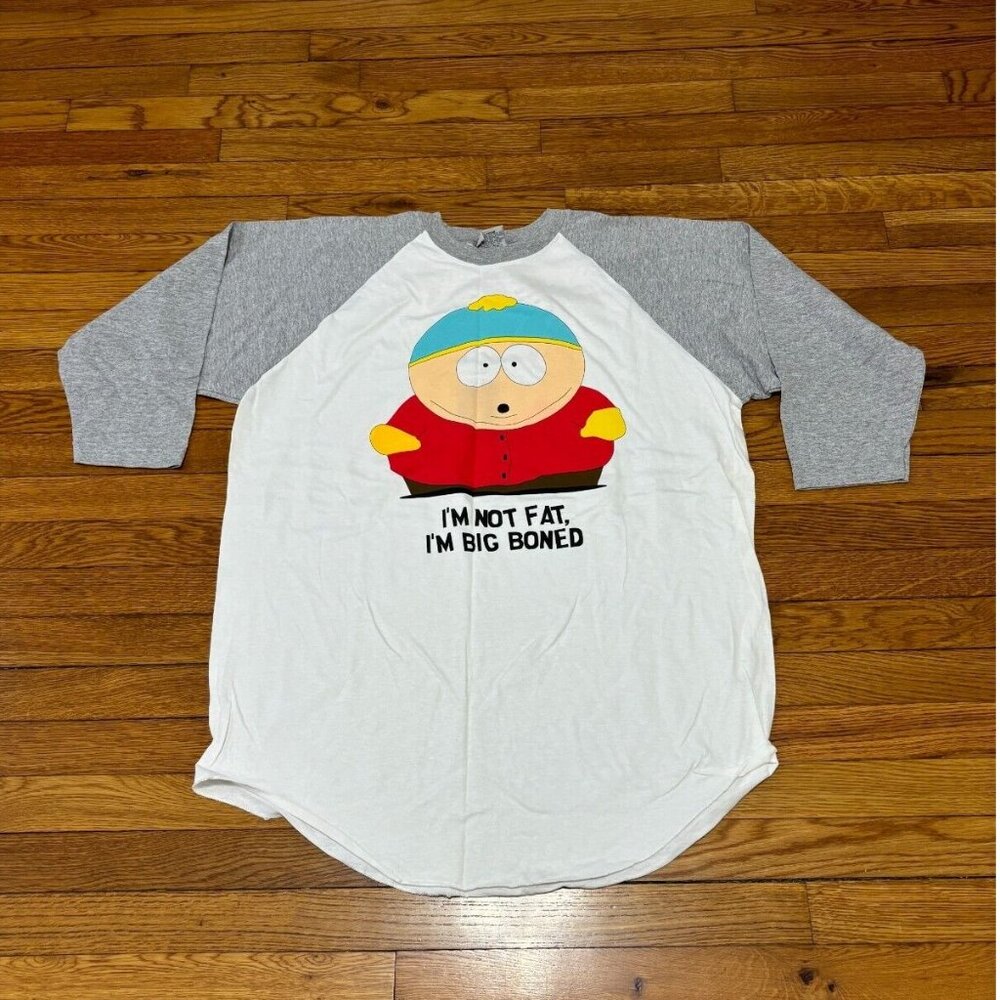 Vintage 1997 Stanley Desantis South Park Mens Shirt Cartman Big Boned XL NWT NOS